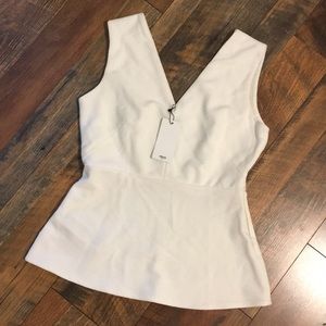 Mango MNG Suit White top US size S